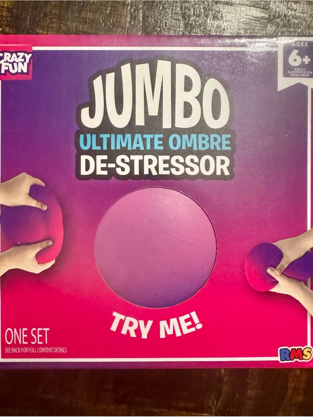RMS Jumbo Ultimate Ombre De-Stressor - Pink & Purple